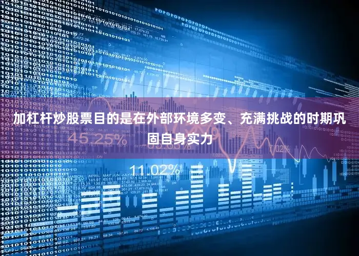 加杠杆炒股票目的是在外部环境多变、充满挑战的时期巩固自身实力